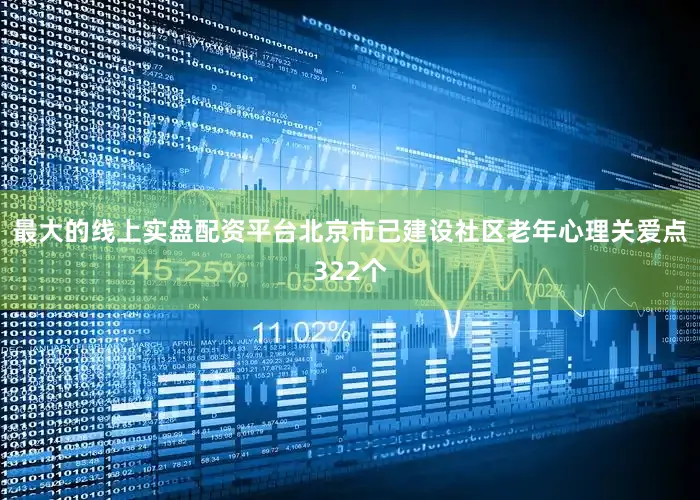 最大的线上实盘配资平台北京市已建设社区老年心理关爱点322个