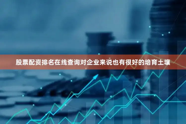 股票配资排名在线查询对企业来说也有很好的培育土壤
