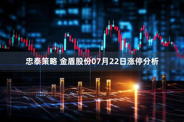忠泰策略 金盾股份07月22日涨停分析